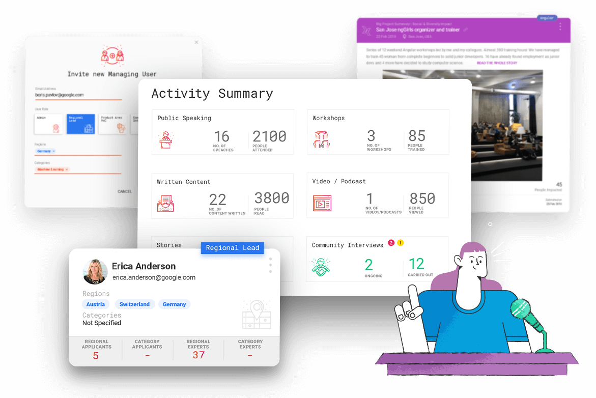 Providing a seamless onboarding process for the applicants to the Google Developers Experts program