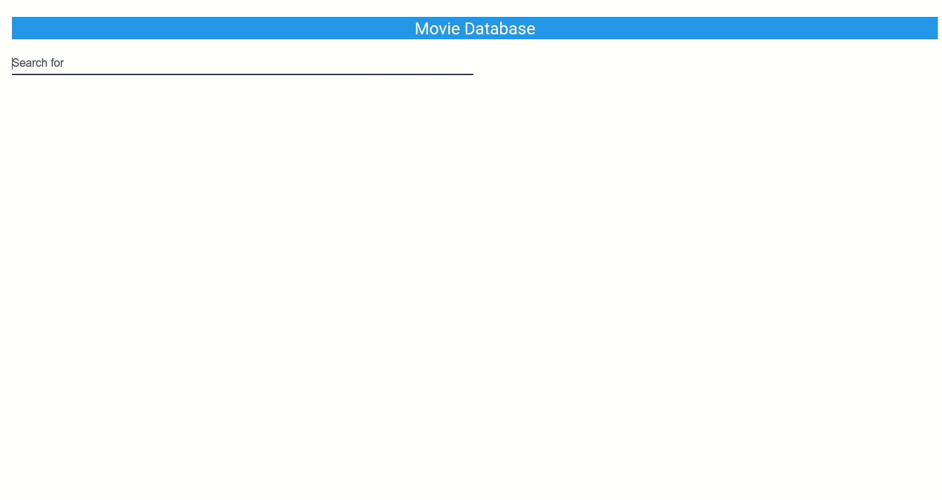 Reactive Movies Example